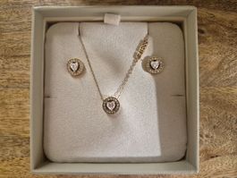 Schmuckset GUESS Herz Ohrstecker Halskette Neu 💖