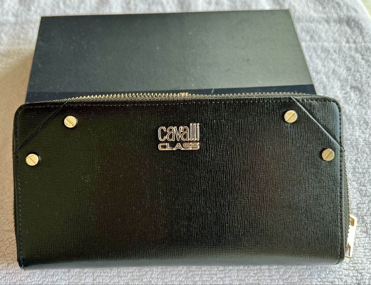 Roberto Cavalli Portamonete: Portafoglio in ecopelle Cavalli – Usato da Castel San Pietro venduto da Moregi 1
