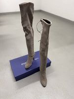 Stuart Weitzman Overknee-Stiefel aus Veloursleder