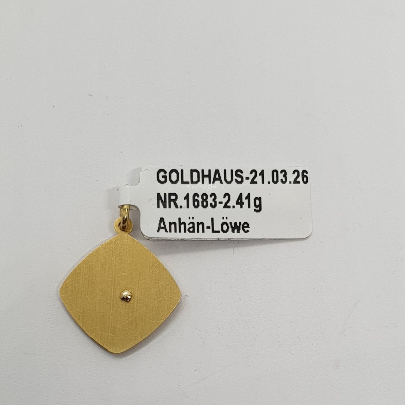 Anhänger: Echt 18K Gold - Löwe Anhänger – Gebraucht aus Luzern von Goldhaus-Luzern 4