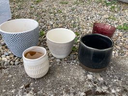 5x Übertöpfe Set