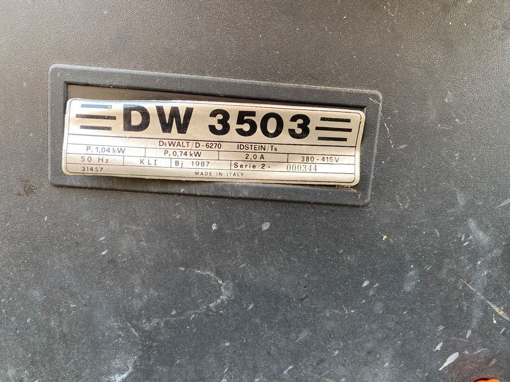 BANDSÄGE, DeWalt DW 3503 | Kaufen auf Ricardo