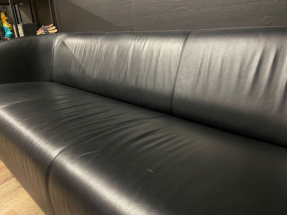 Rolf Benz Sofas: Schwarzes Ledersofa von Rolf Benz – Gebraucht aus Horw von Mife01 2