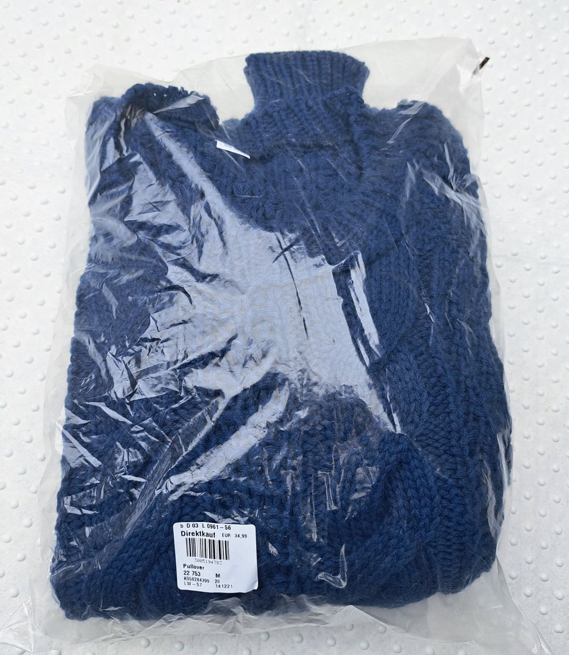 Pulls & Sweat-shirts: Schöner Blauer Strickpullover Gr. M Polyacryl – Défectueux à Gysenstein par joshuas81 7