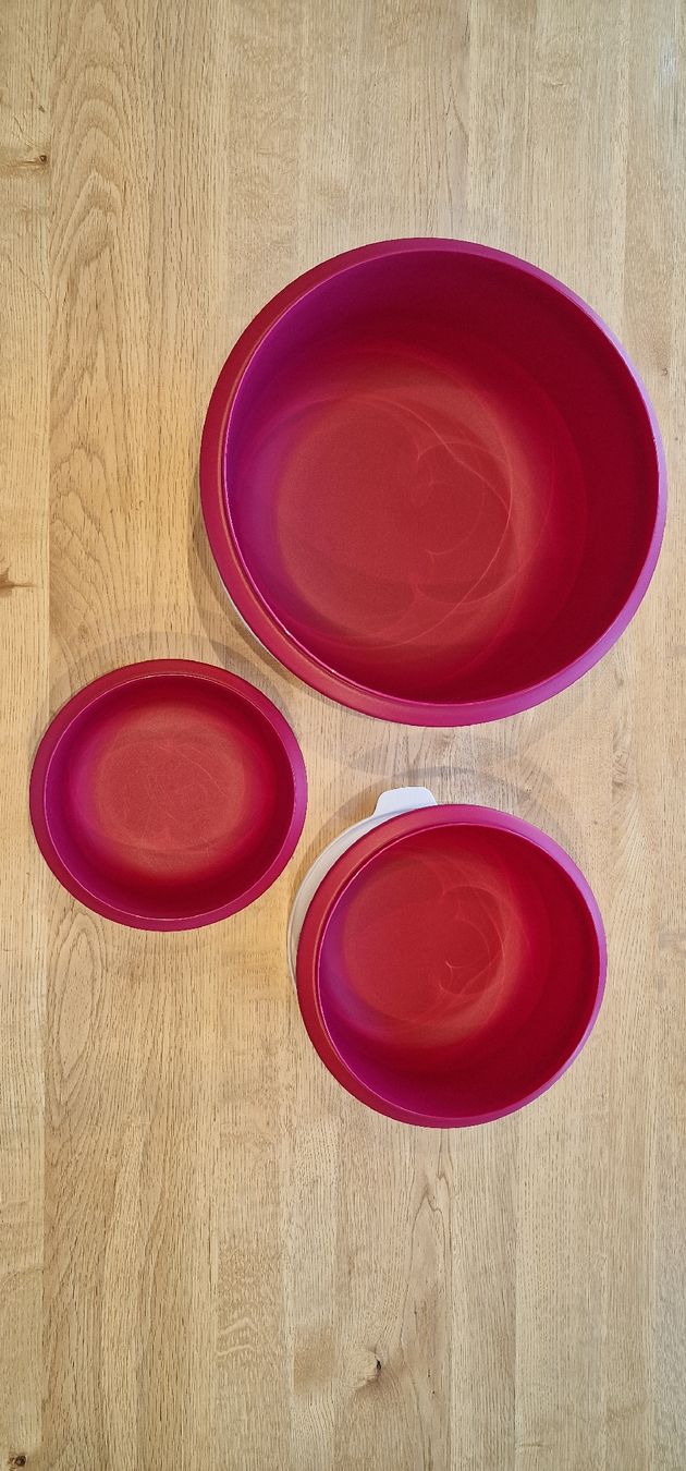 Ciotole: Tupperware Schüssel-Set, 3-teilig, – Usato da Meilen venduto da Marakesch1 2