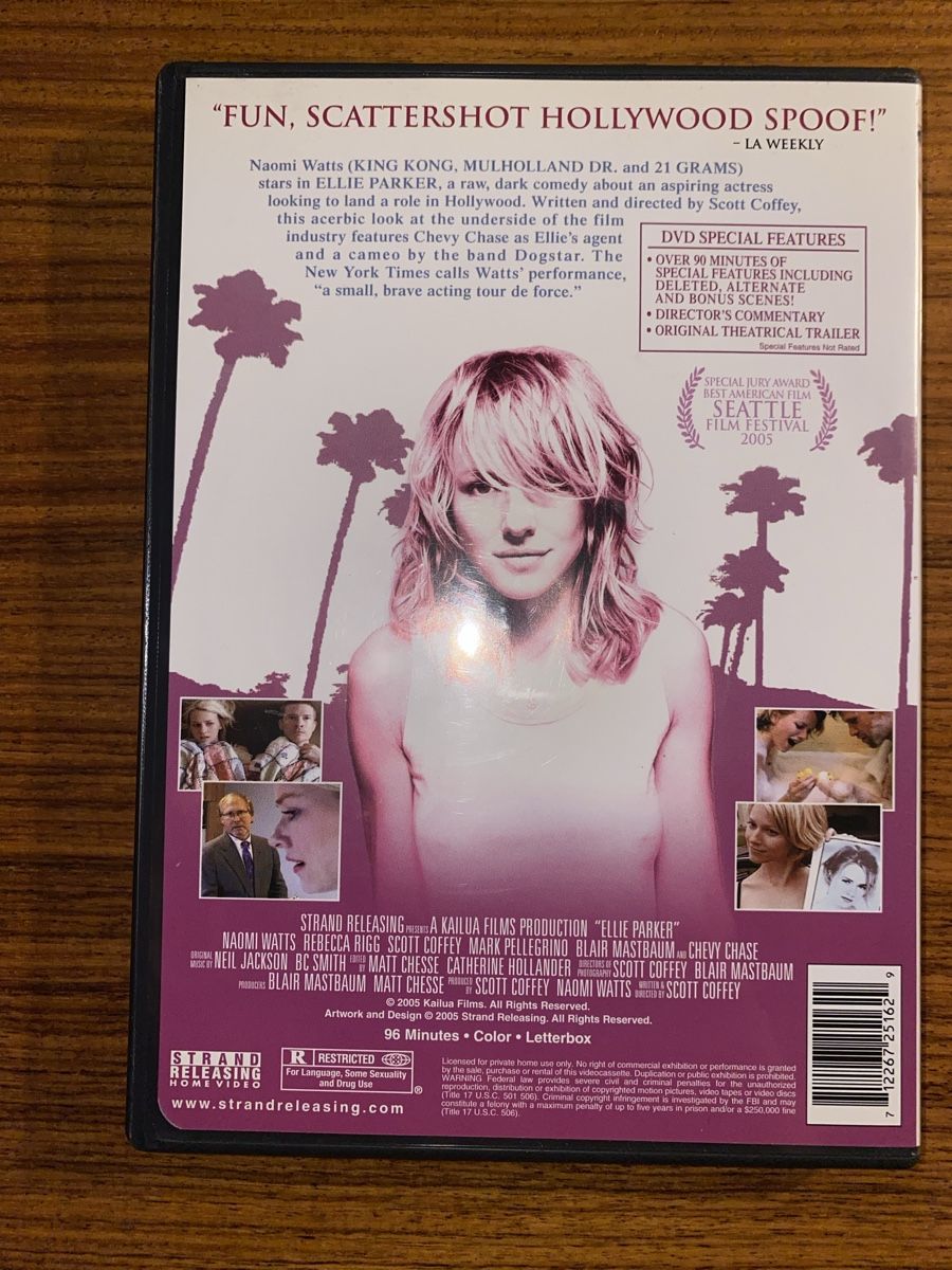 Tutti i DVDs: Ellie Parker" DVD Code 1 – Usato da Rüschlikon venduto da Granulat204 1