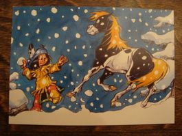Deux cartes postales Yakari
