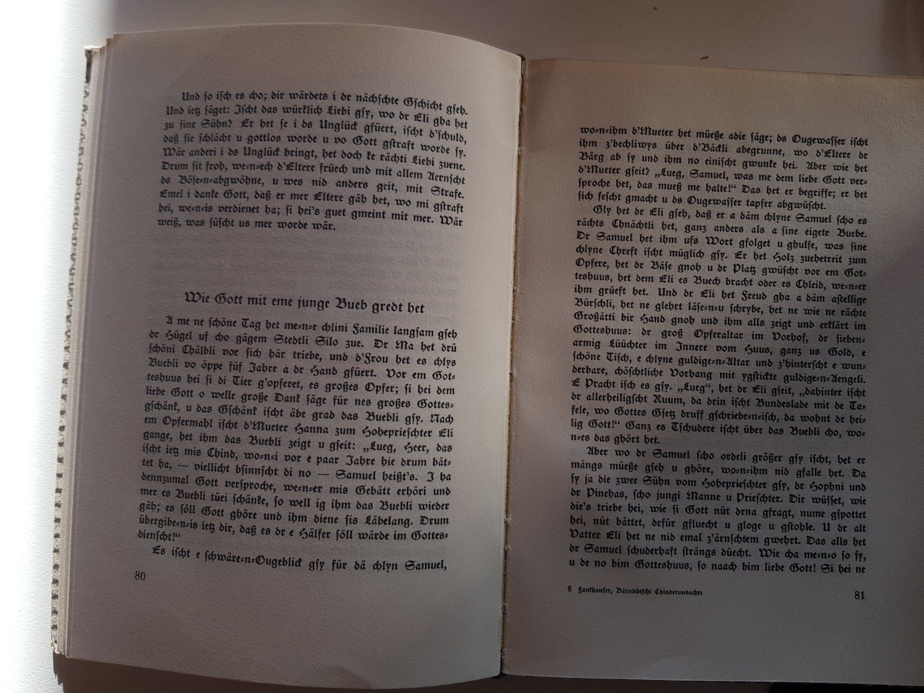 Bücher: antikes Buch: Bärndütschi Chinder Andachte 1947 Basel – Gebraucht aus Walterswil BE von Lonitti 8