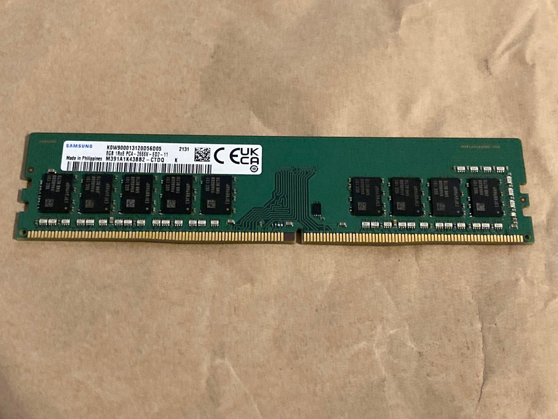 Samsung Memoria / RAM: Samsung 8GB DDR4 RAM 2666MHz – Usato da Wettingen venduto da Schabernack_sam