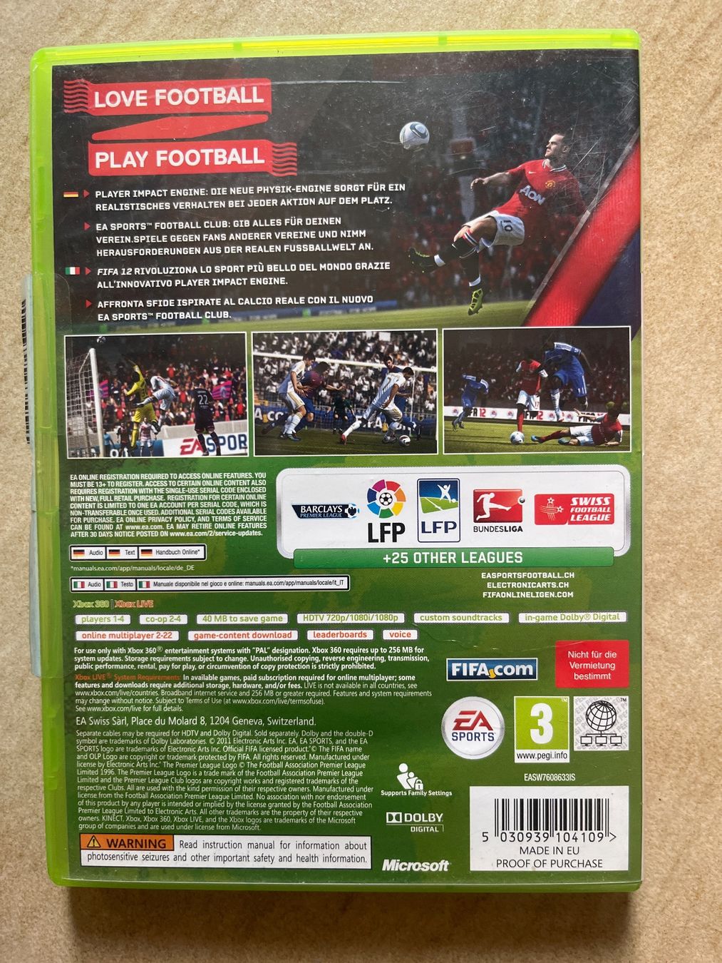 Microsoft Spiele: Jeu vidéo FIFA 12 pour XBOX 360 – Gebraucht aus Vernayaz von Darkfrost 1