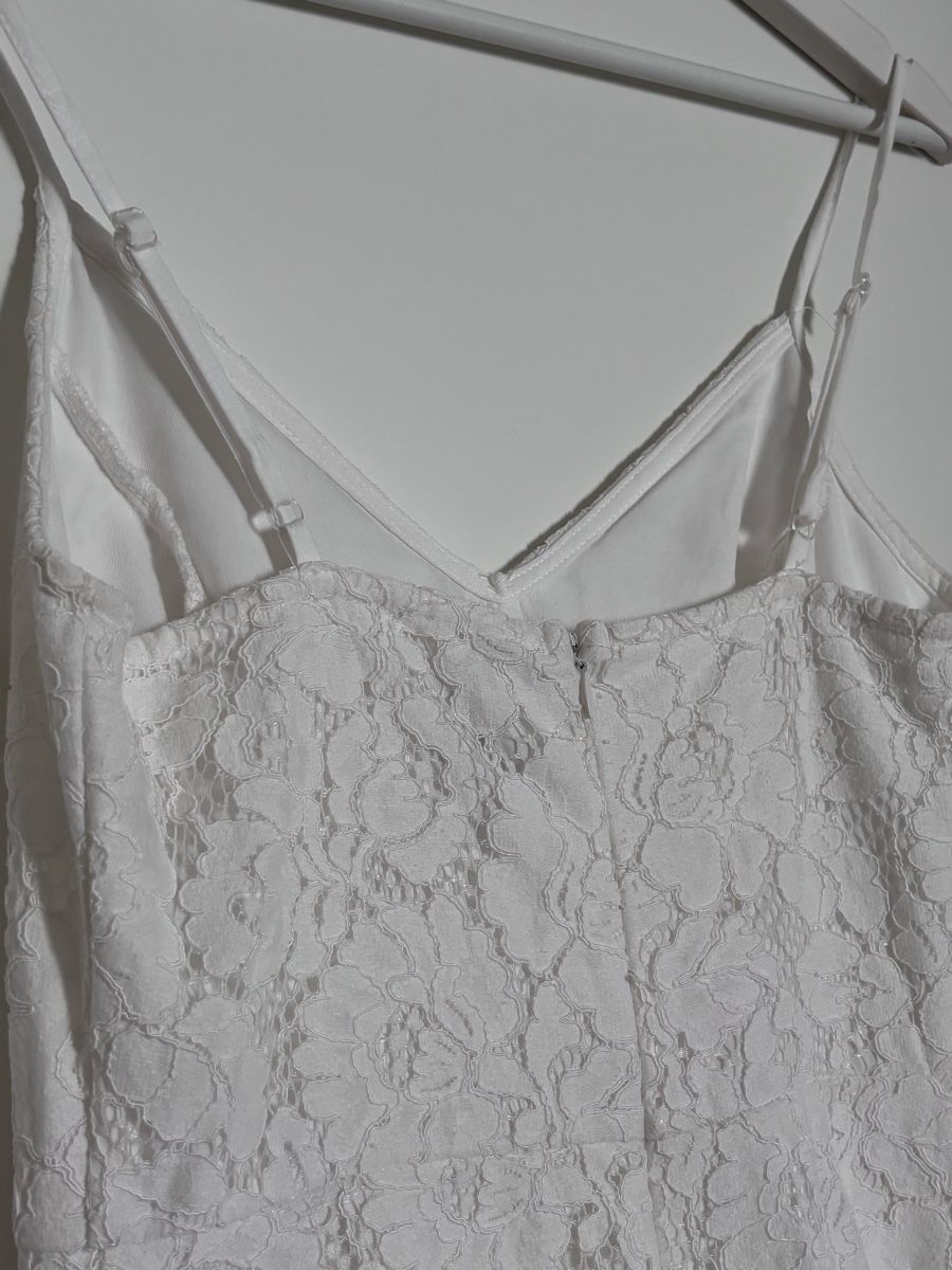 Tute: AMISU Jumpsuit weiss Spitze | Grösse 36 – Usato da Winterthur venduto da art_5l9v 2