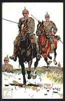 Künstler Ludwig Hohlwein: Soldaten zu P