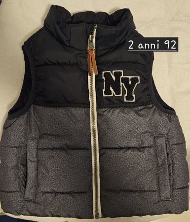Gilet imbottito bambino NY, taglia 92 (2 anni) autunno