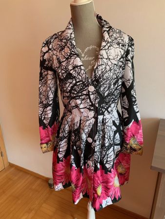 DESIGUAL leichter traumhafter kunterbunter Mantel 36
