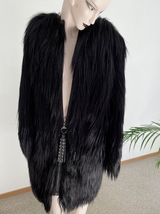 Designer Fell Mantel /Neupreis 4500 Chf / Mongolische Ziege Kaufen
