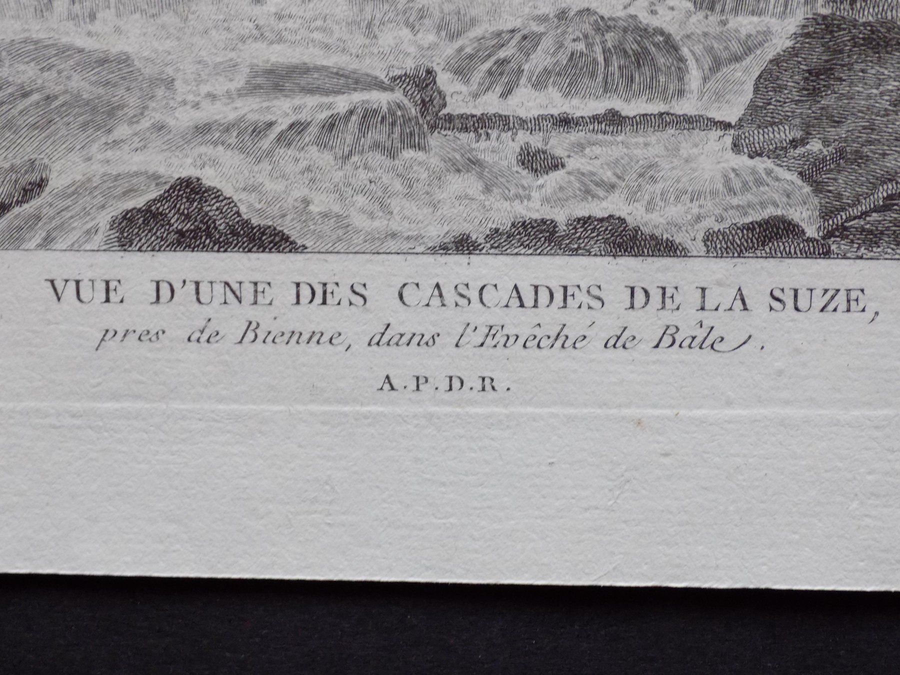 Incisioni: Vue cascade de la Suze – Usato da Risch venduto da Rischli15 2