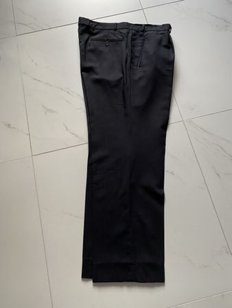 PKZ Bundfaltenhose blau, Gr. 28, 100% reine Schurwolle