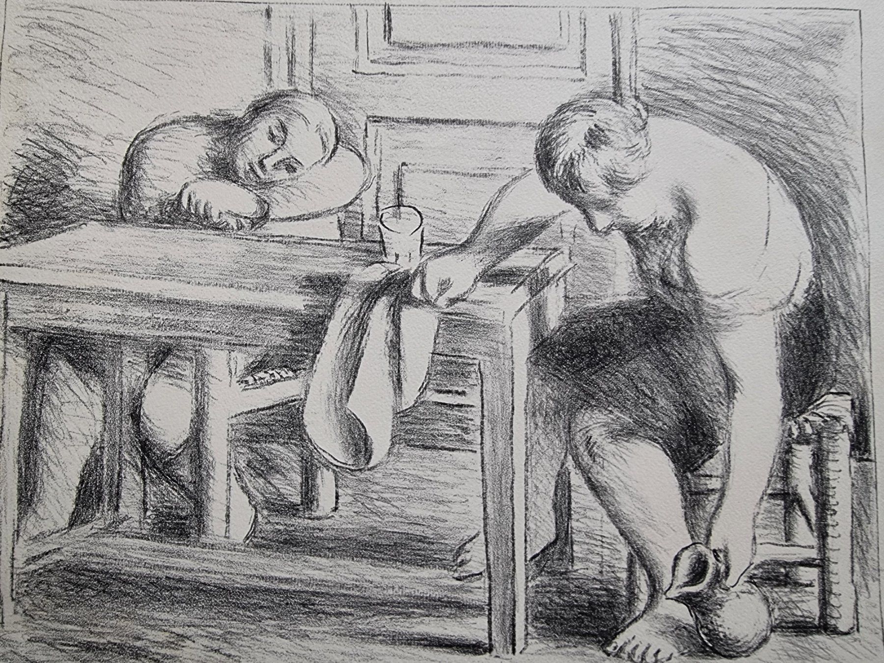 Grafiken & Lithographien: GIMMI WILHELM LITHOGRAPHIE SIGNIERT – Gebraucht aus Gersau von kunst-online 2
