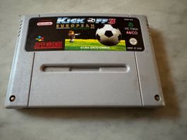 KICK OFF 3 EUROPEAN CHALLENGE SPIEL FÜR SUPERNINTENDO