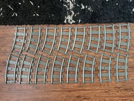 LEGO 9v Schienen Gebogen 16 stk.