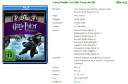 Harry Potter und der Feuerkelch (Bluray)