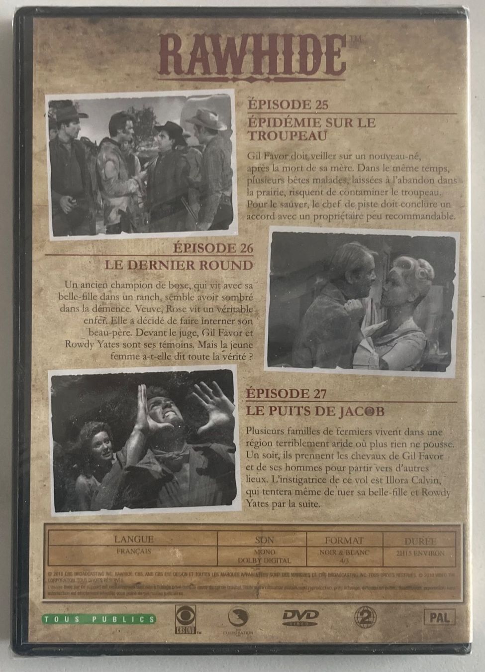 Tutti i DVDs: CLINT EASTWOOD - RAWHIDE N°9 – Usato da Poliez-Pittet venduto da Newtown-Records 4