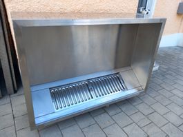 Dunstabzugshaube Edelstahl Gastro Küche  150x100xH45cm