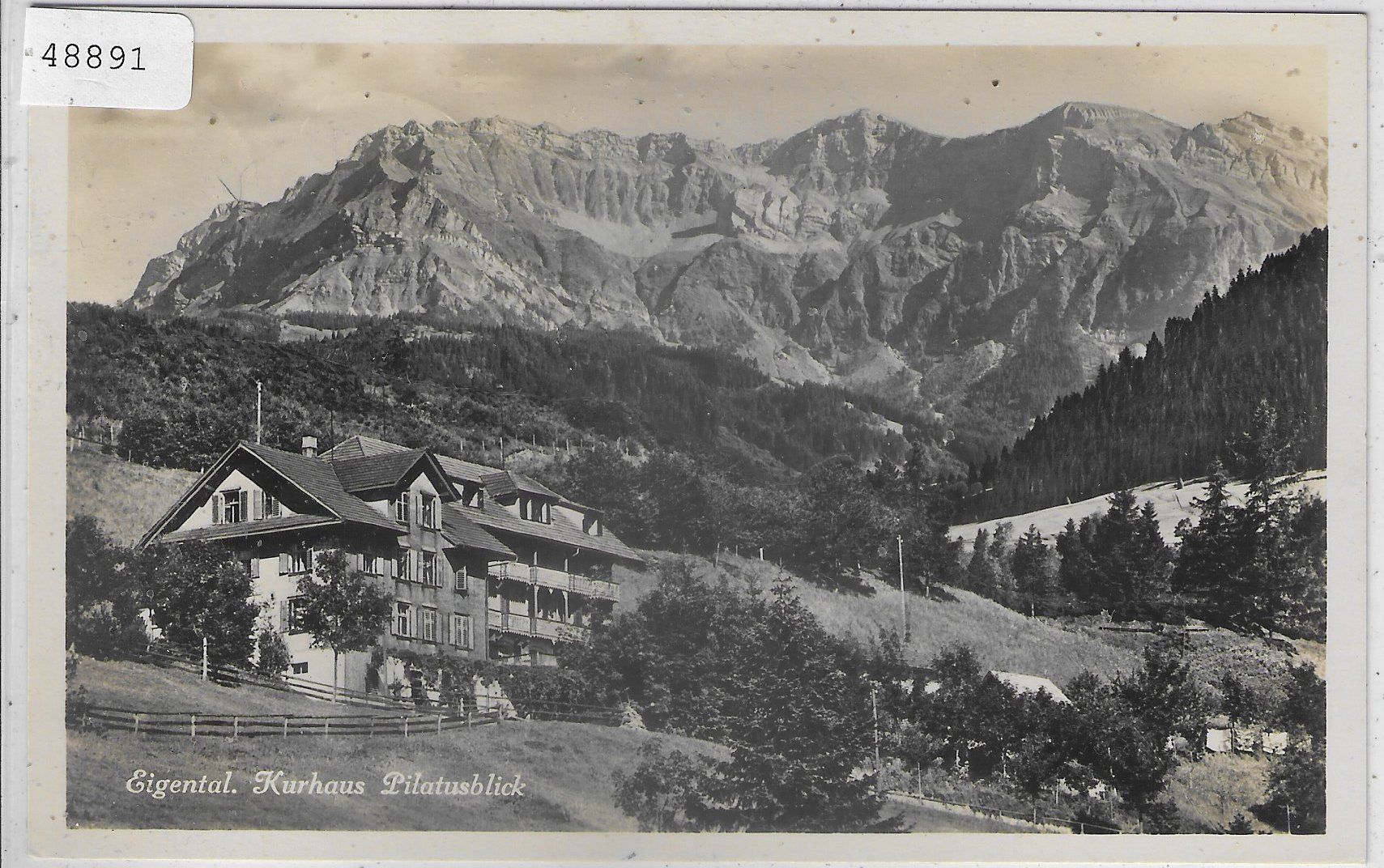 Cartoline postali: Eigental - Kurhaus Pilatusblick – Usato da Ettingen venduto da Kartenplanet