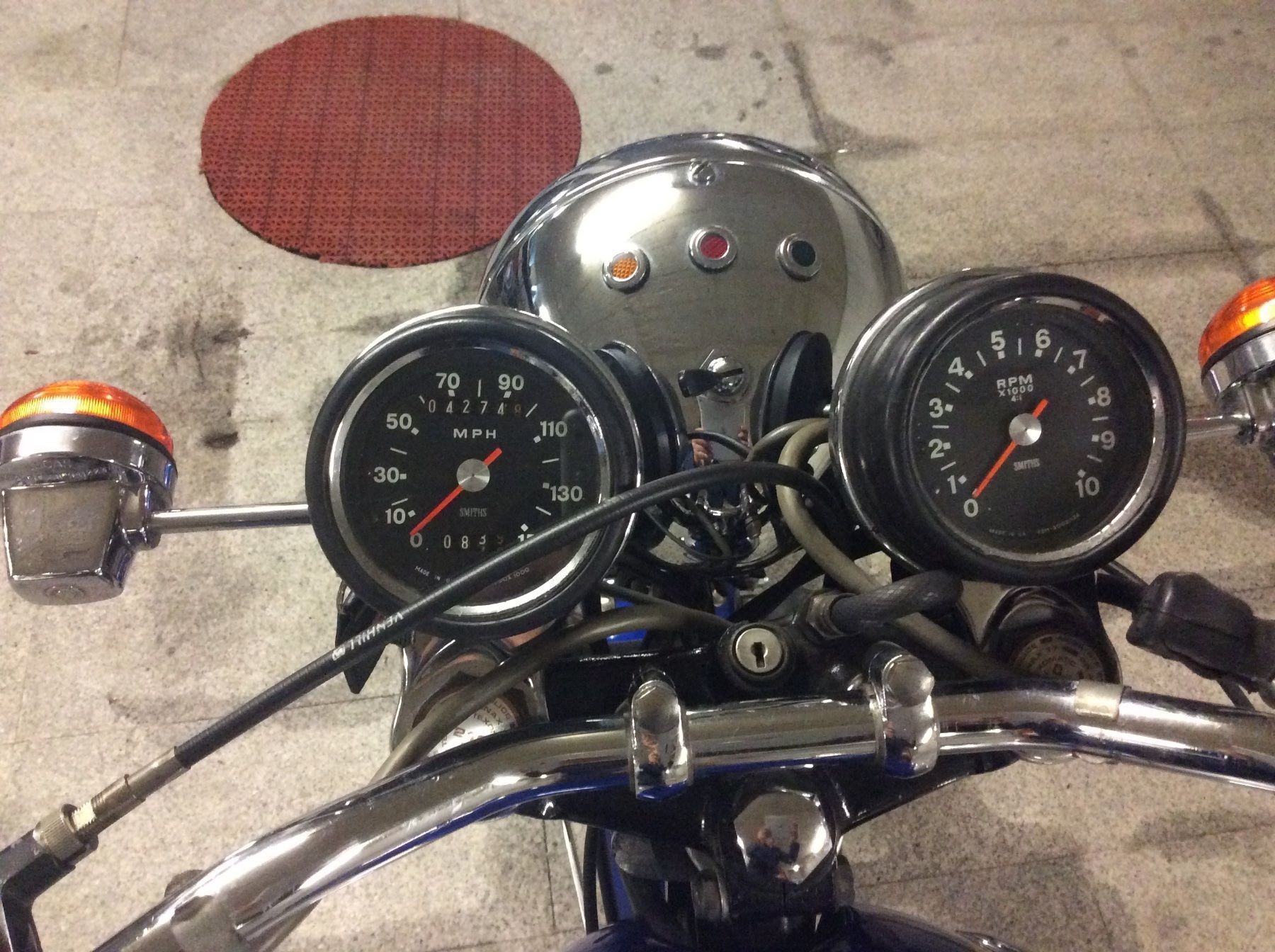 Route: Triumph Trident 1974 Samlerobjekt – D'occasion à Schlieren par Kristina0 3