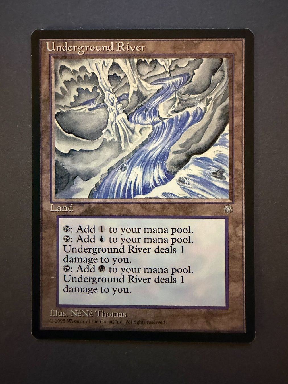 Magic The Gathering Carte collezionabili: Underground River // Ice Age // Eiszeit // Magic – Usato da Binz venduto da Tempelritter