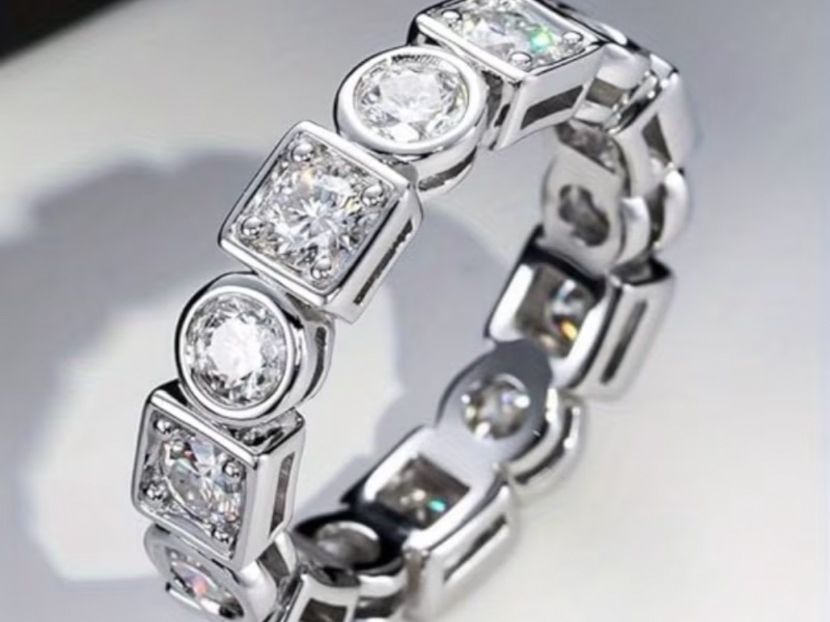 Ringe: Luxus Elegante Gr: 19/9 Ring Memoire Farbe :  Silber – Neu (gemäss Beschreibung) aus Biel-Bienne von Roserosse13 3