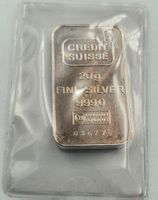 Silberbarren 20 g Crédit Suisse silver 999.0  numéroté neuf