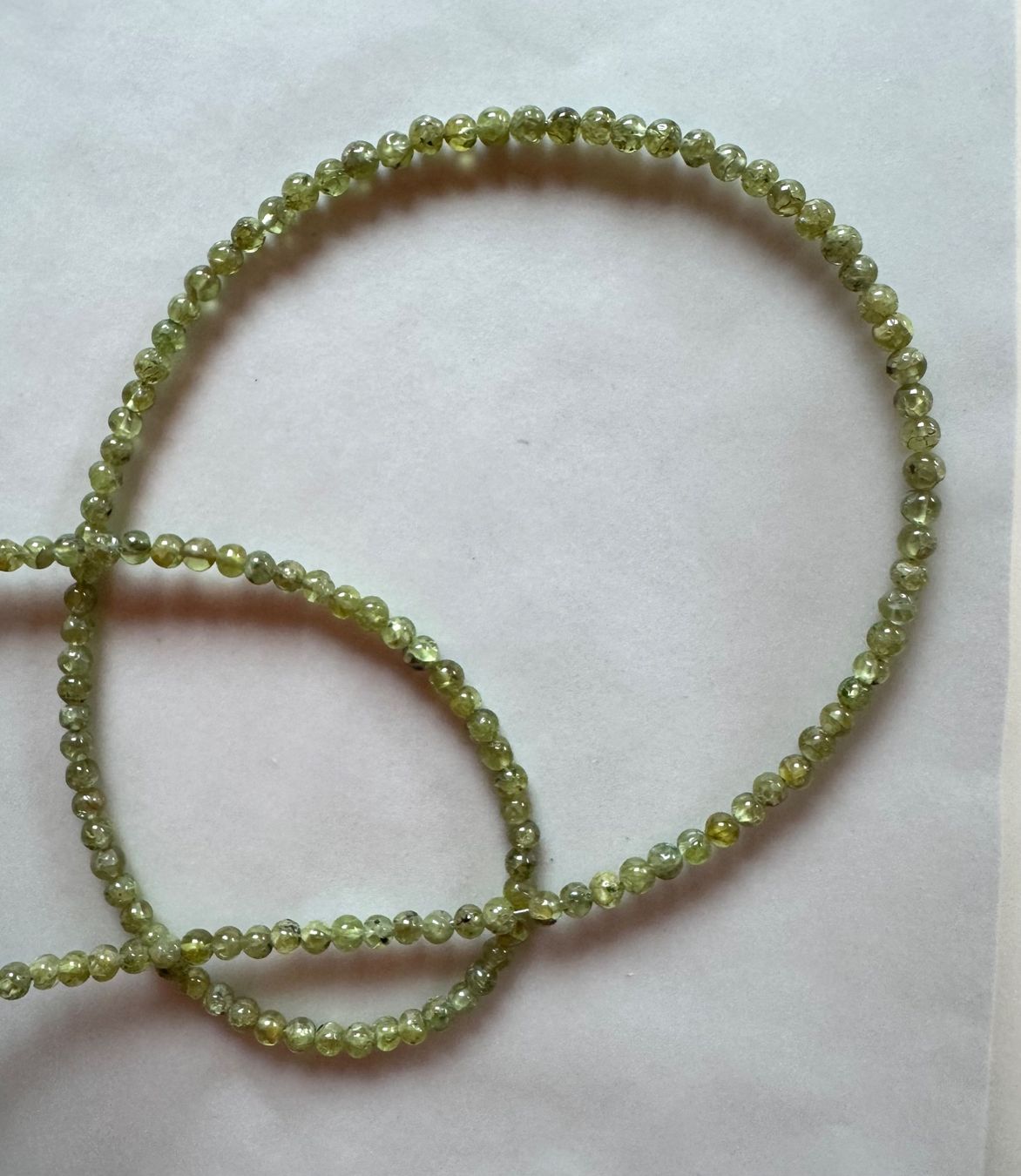 Ketten: Peridot. Olivin   Top Halskette!!     extra    feine Form – Neu und originalverpackt aus Leuggern von gemshow 2