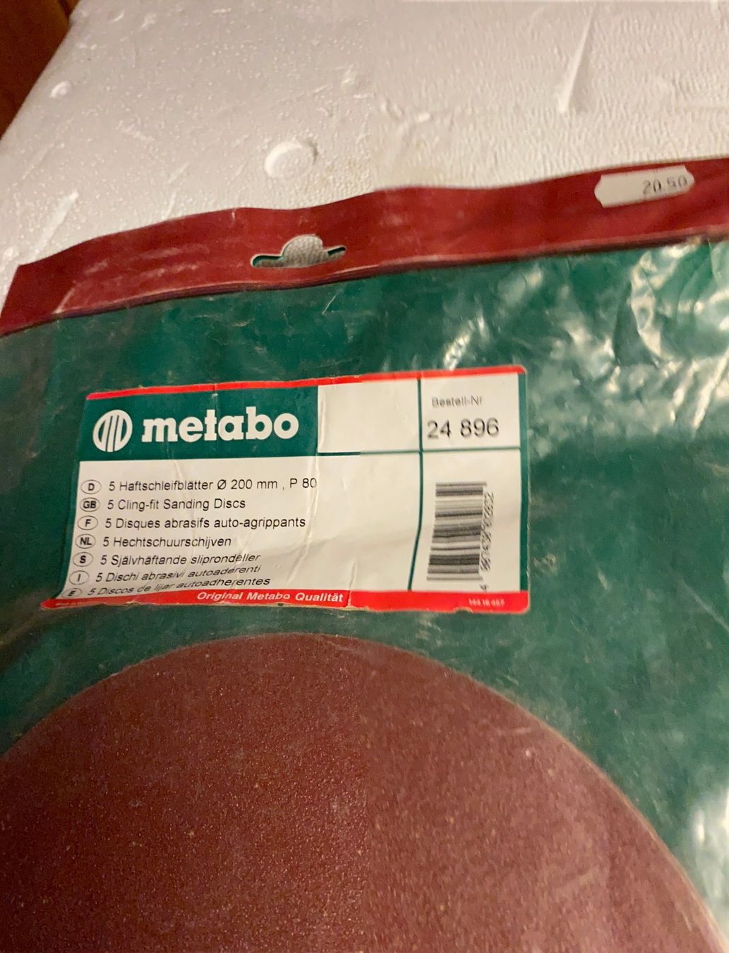 Metabo Tutti gli attrezzi: Schleifpapier rund – Usato da Wattwil venduto da Hoelzig 2