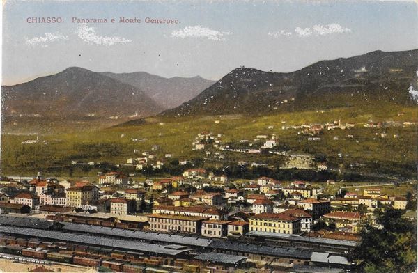Cartoline postali: Chiasso Panorama con stazione – Usato da Olten venduto da clotaldi
