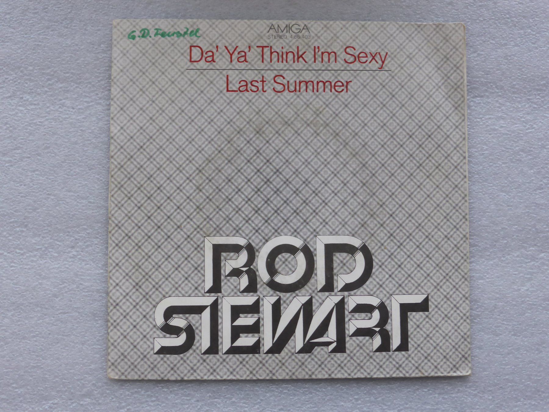 Dischi in vinile: Vinyl Single   ROD STEWART – Usato da Küssnacht am Rigi venduto da Mondkinder