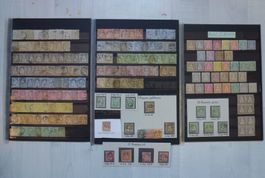 Interessante Sammlung sitzende Helvetia Schweiz