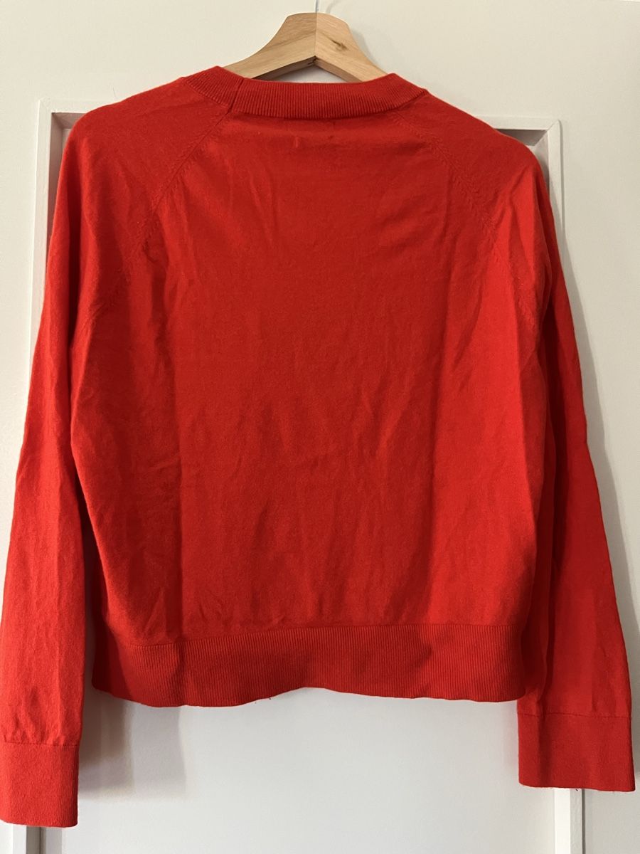 Massimo Dutti Pulls & Sweat-shirts: Massimo Dutti orange-red jumper – D'occasion à Lausanne par NoraPlethora 1