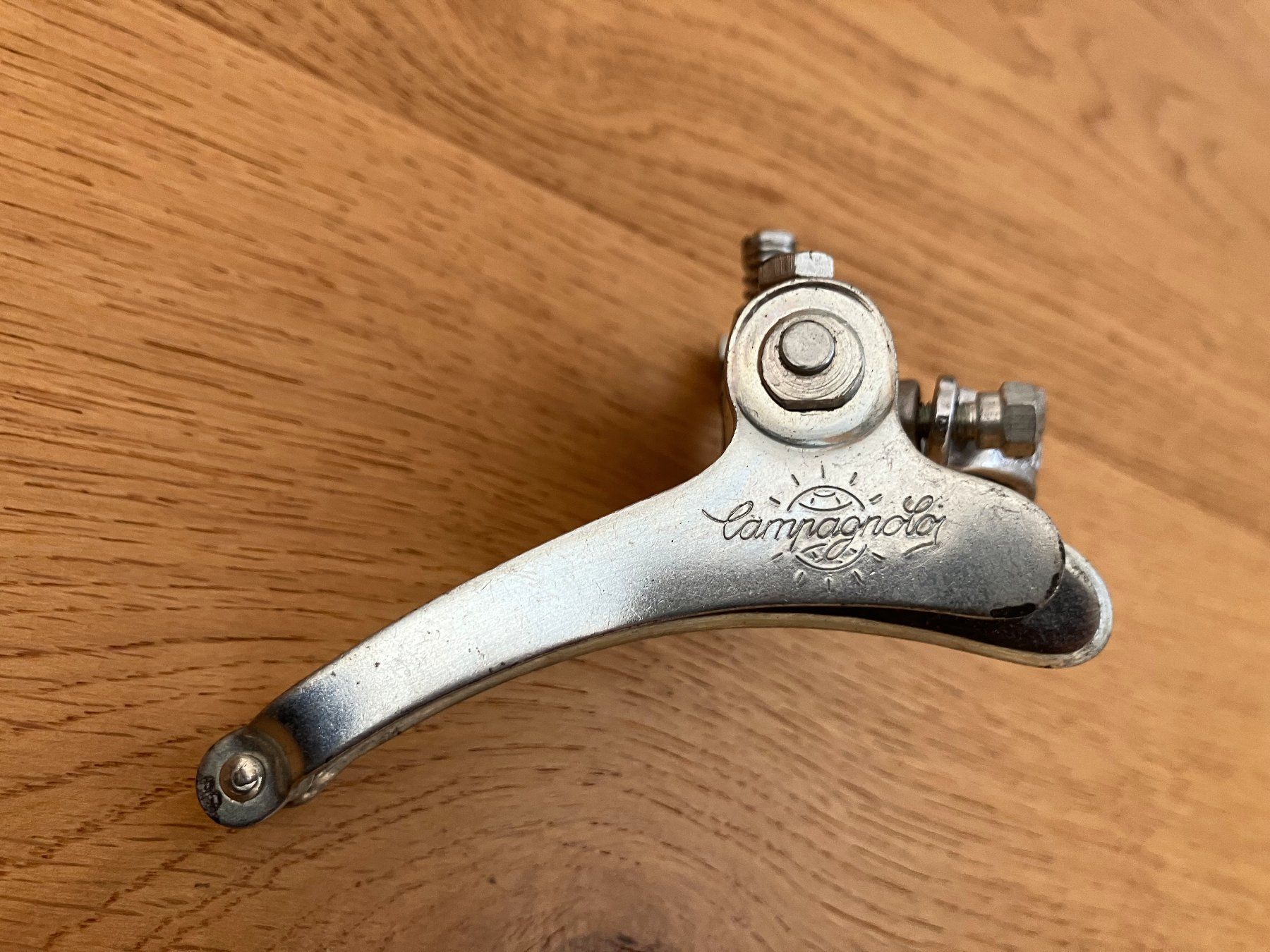 Pezzi di ricambio: Campagnolo Umwerfer u. Doppelshifter Vintage – Usato da Obermumpf venduto da Estrela67 1