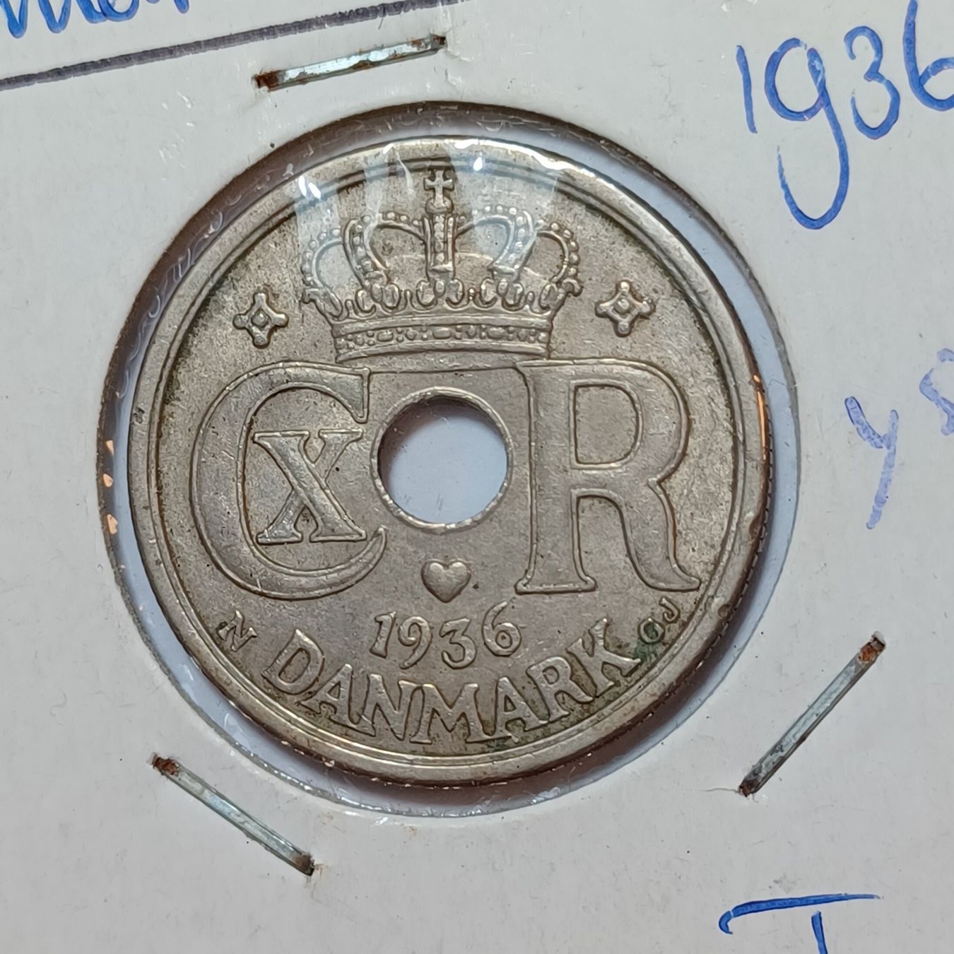 Tutti le monete: 25 Öre 1936 Dänemark – Usato da Pfäffikon ZH venduto da Welt_Muenzen