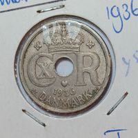 25 Öre 1936 Dänemark