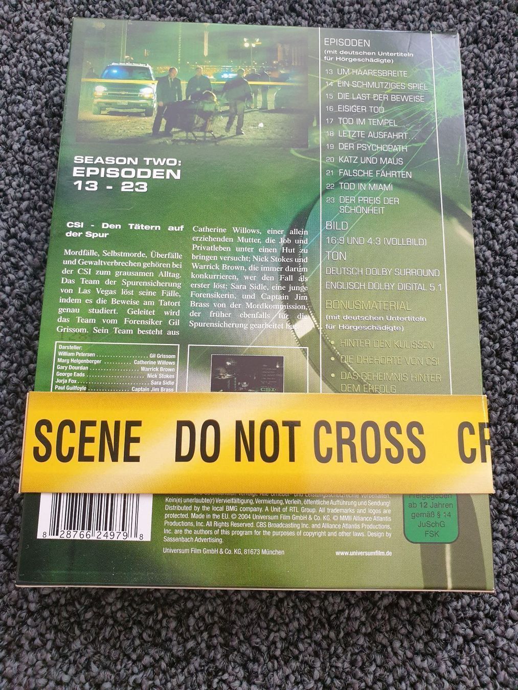 Tutti i DVDs: CSI Staffel 2 EPISODEN 13-23 – Usato da Ruswil venduto da jan_bxl5 2