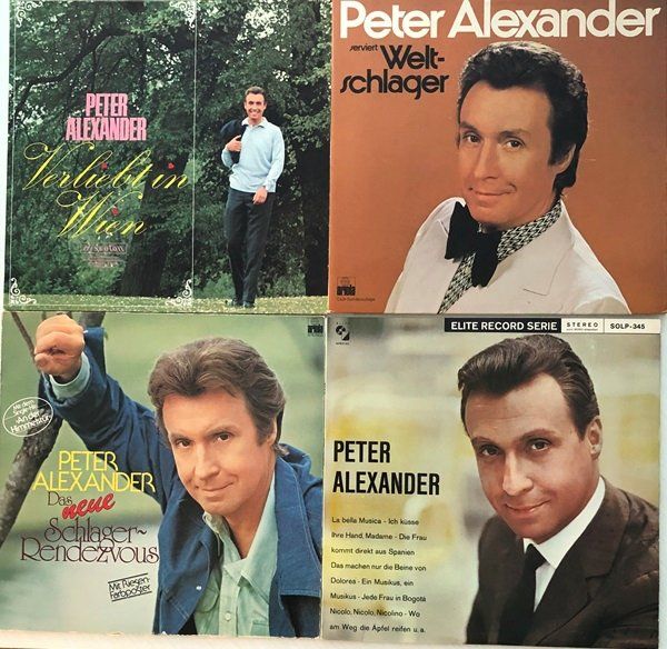 Dischi in vinile: 4x LPs Peter Alexander – Usato da Grüningen venduto da azulmarron