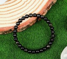 Armband-3-fach Schutz- Onyx-Obsidian-Turmalin- Echtstein