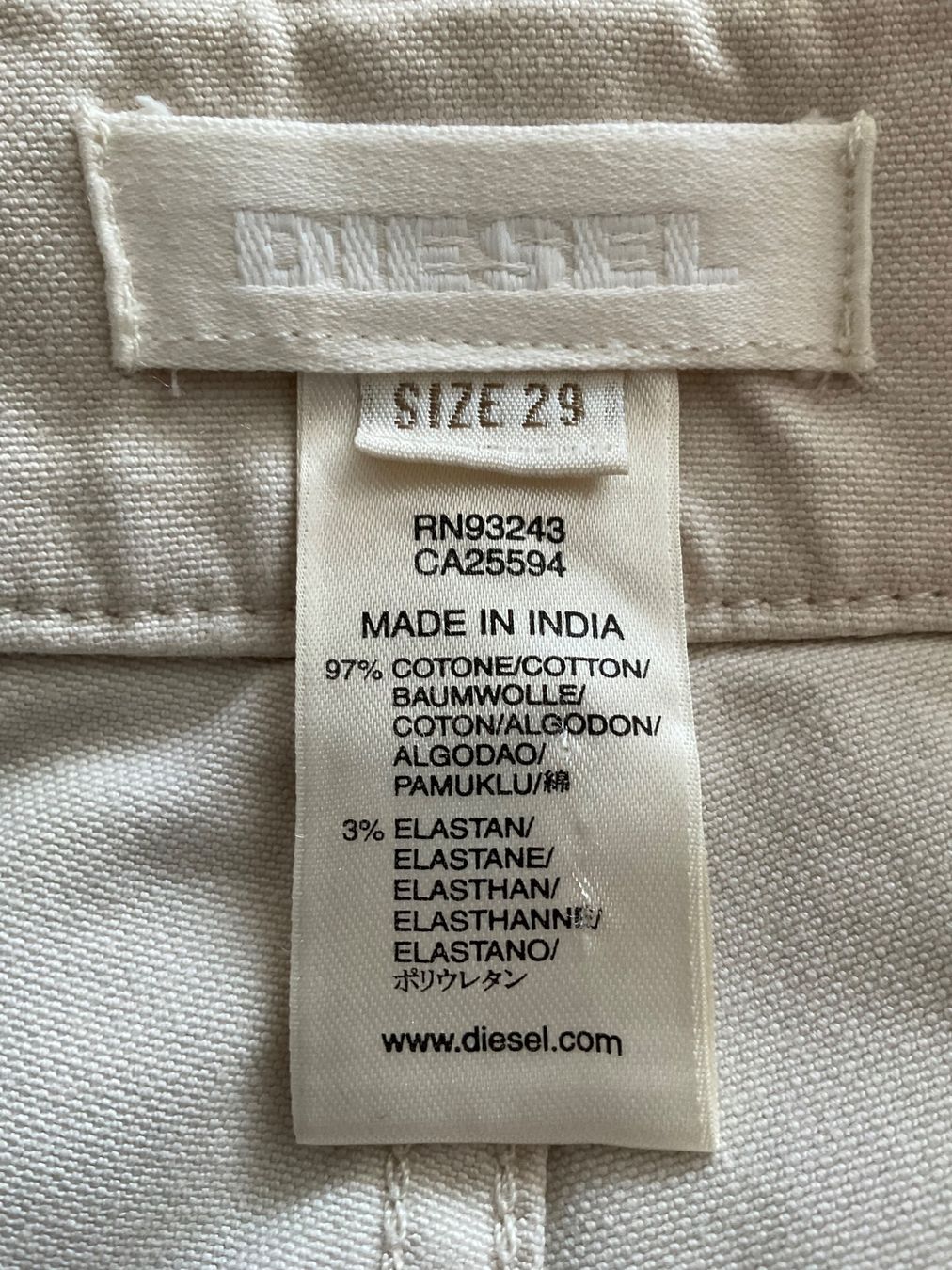 Diesel Pantaloni: DIESEL Capri Hose Gr 29 – Usato da Schlieren venduto da Vilsonella 6