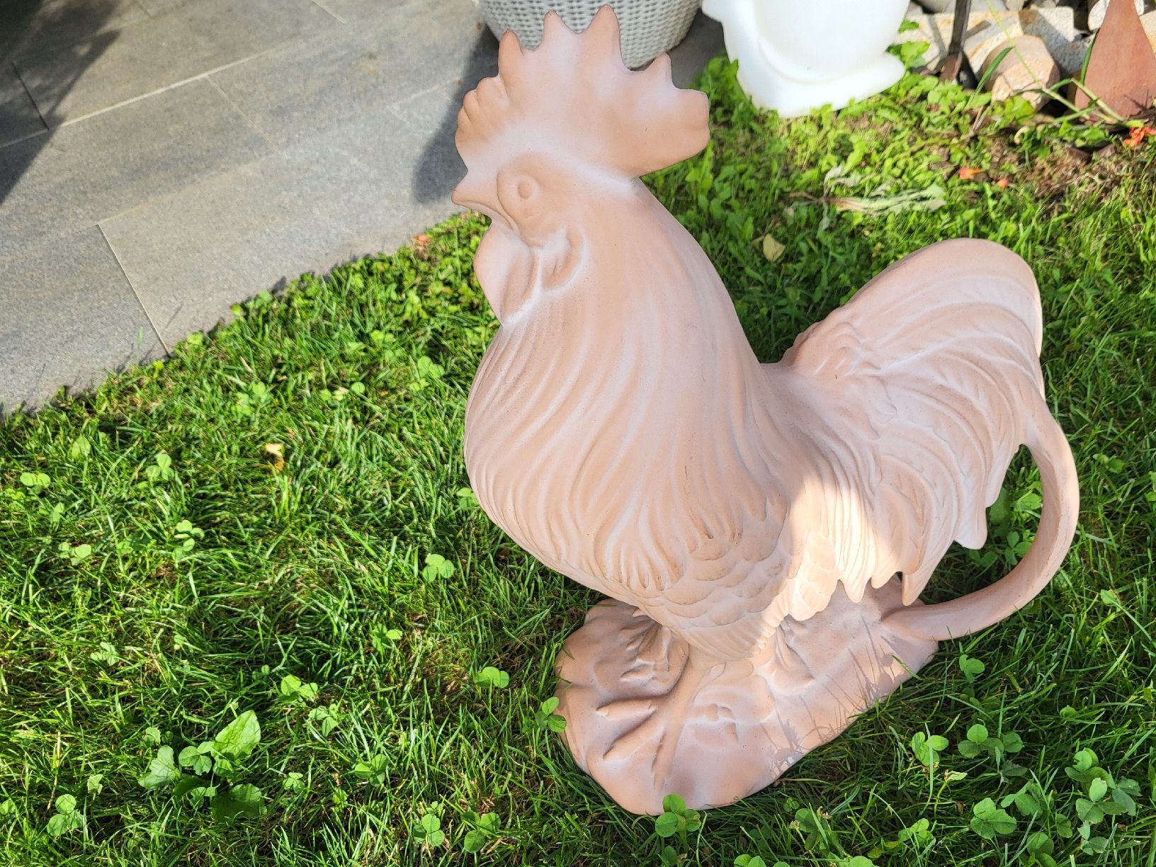 Figuren: Güggel Hahn Terracotta – Neu (gemäss Beschreibung) aus Gutenswil von ghekko88 1
