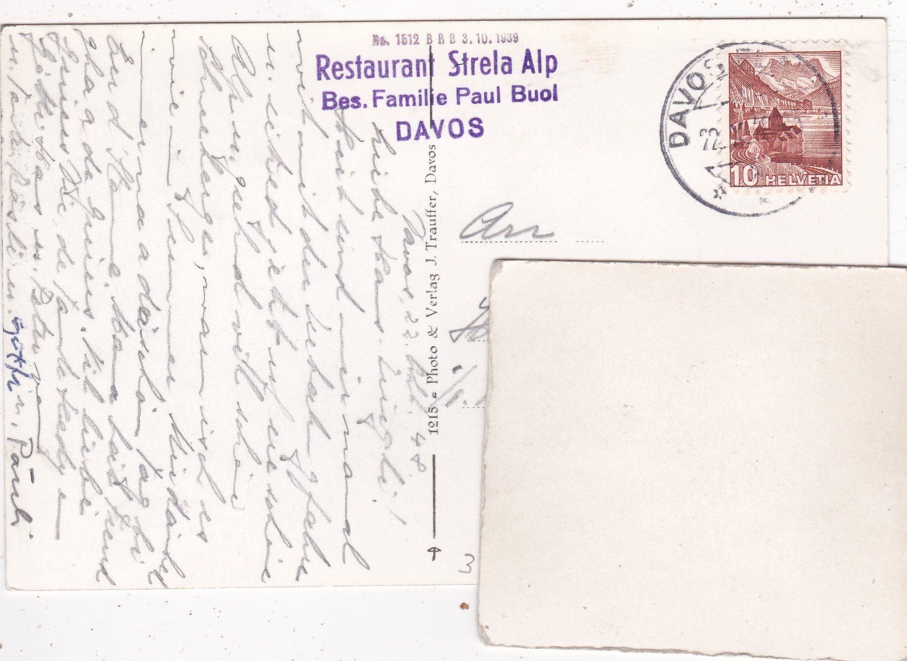 Cartoline postali: Davos Strelaalp Kühe 1948 – Usato da Herisau venduto da Lisegrat2008 1