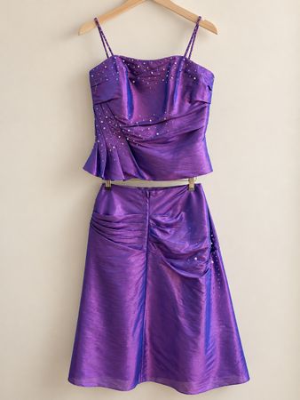 Wicky-Festmode-Zweiteiler-Set (Top + Rock)
