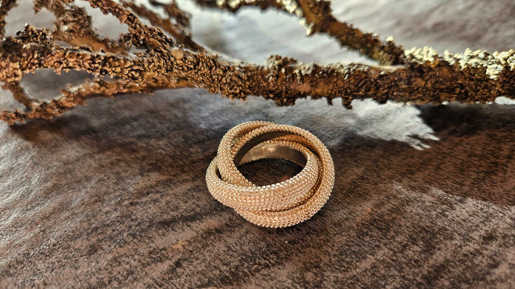Anelli: Silber-Ring – 3 Ringe ineinander - Grösse 58 – Usato da Buchs SG venduto da Hummel8 1