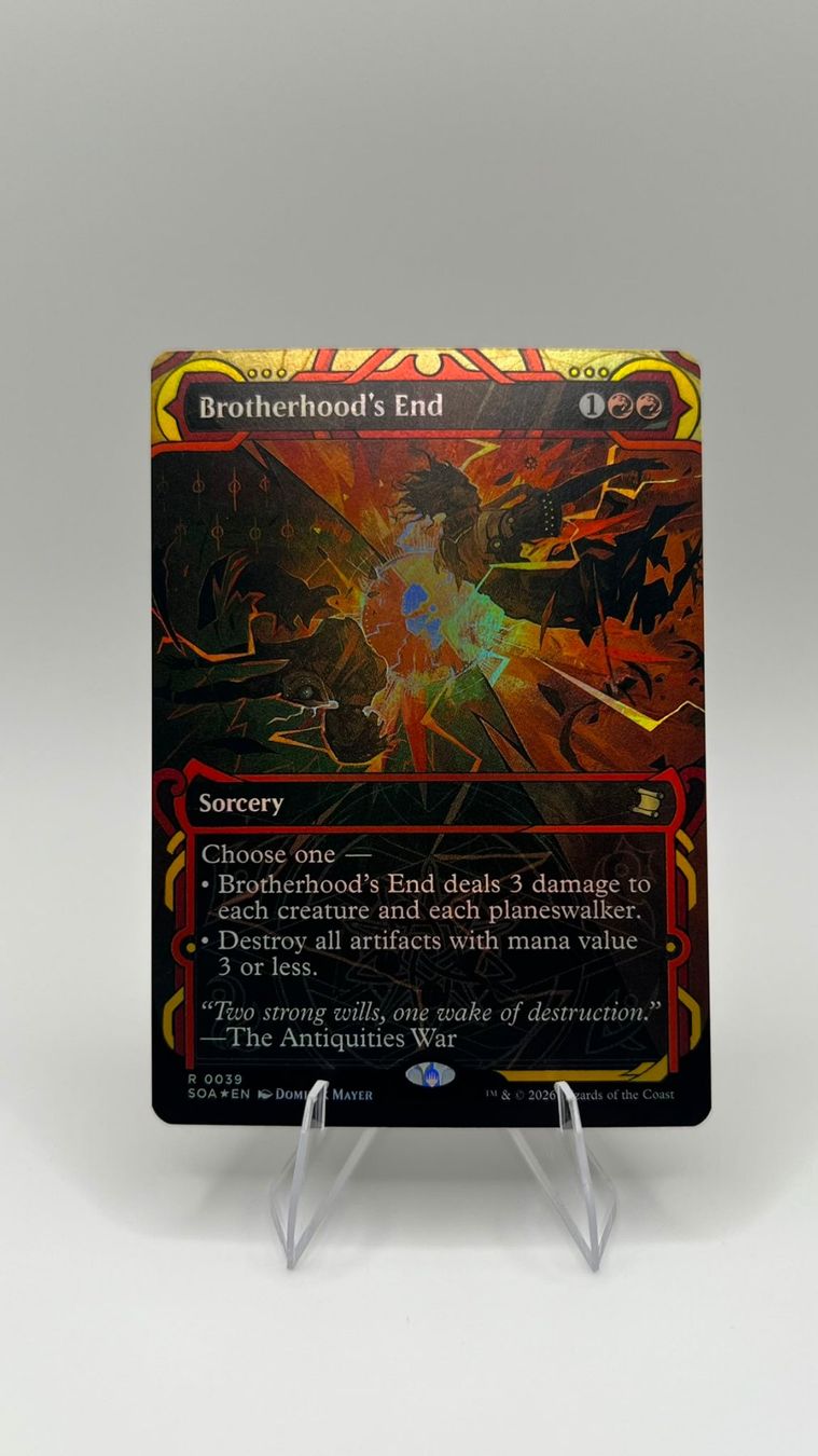 Magic The Gathering Carte collezionabili: Brotherhood's End Foil – Nuovo (secondo la descrizione) da Wilen b. Wollerau venduto da GarruksShop